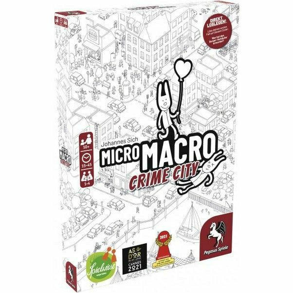 Pegasus Spiele | MicroMacro Crime City | Spiel des Jahres 2021