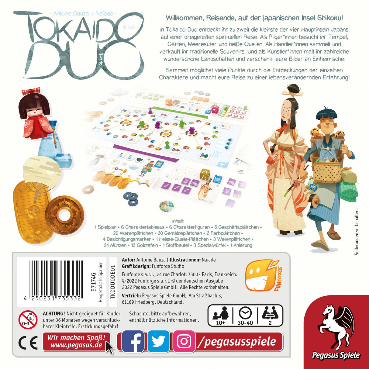 Pegasus Spiele | Tokaido Duo