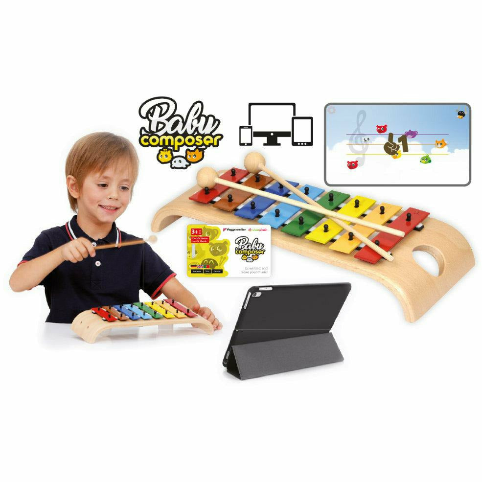 Voggenreiter | Baby Composer Glockenspiel-Set (mit App/Lernsoftware)