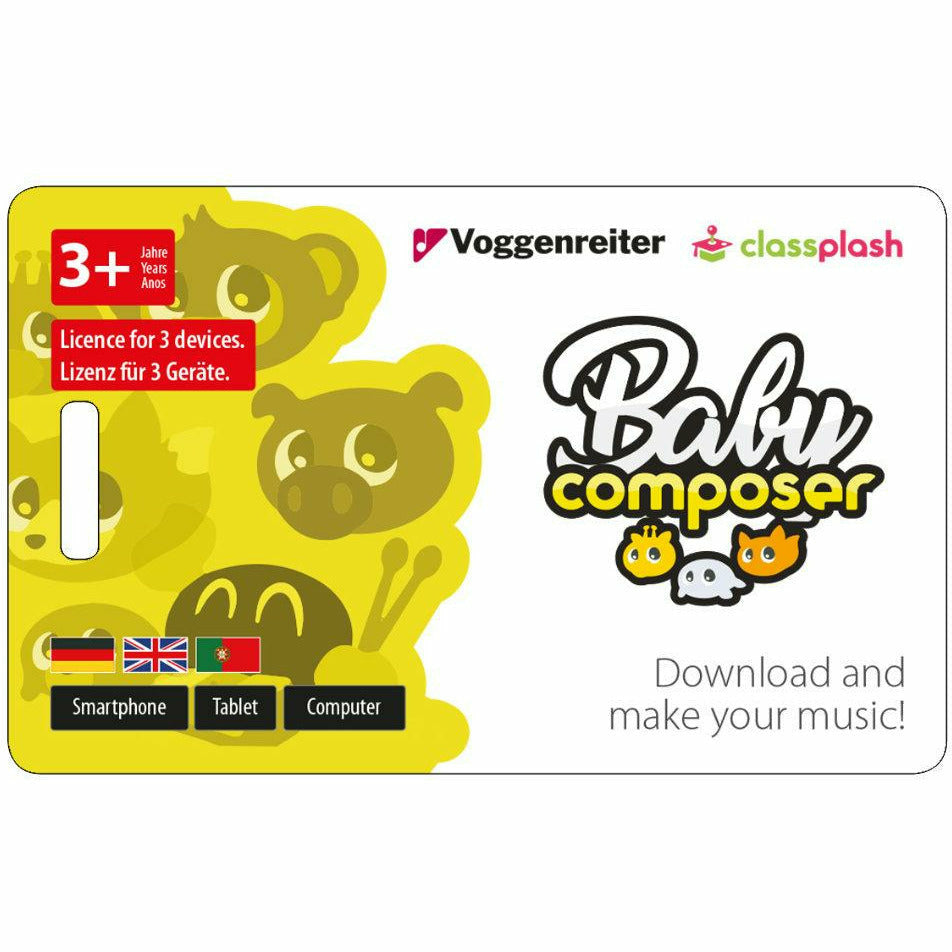 Voggenreiter | Baby Composer Glockenspiel-Set (mit App/Lernsoftware)