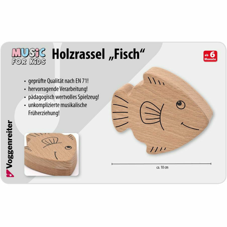Voggenreiter | Holzrassel "Fisch"