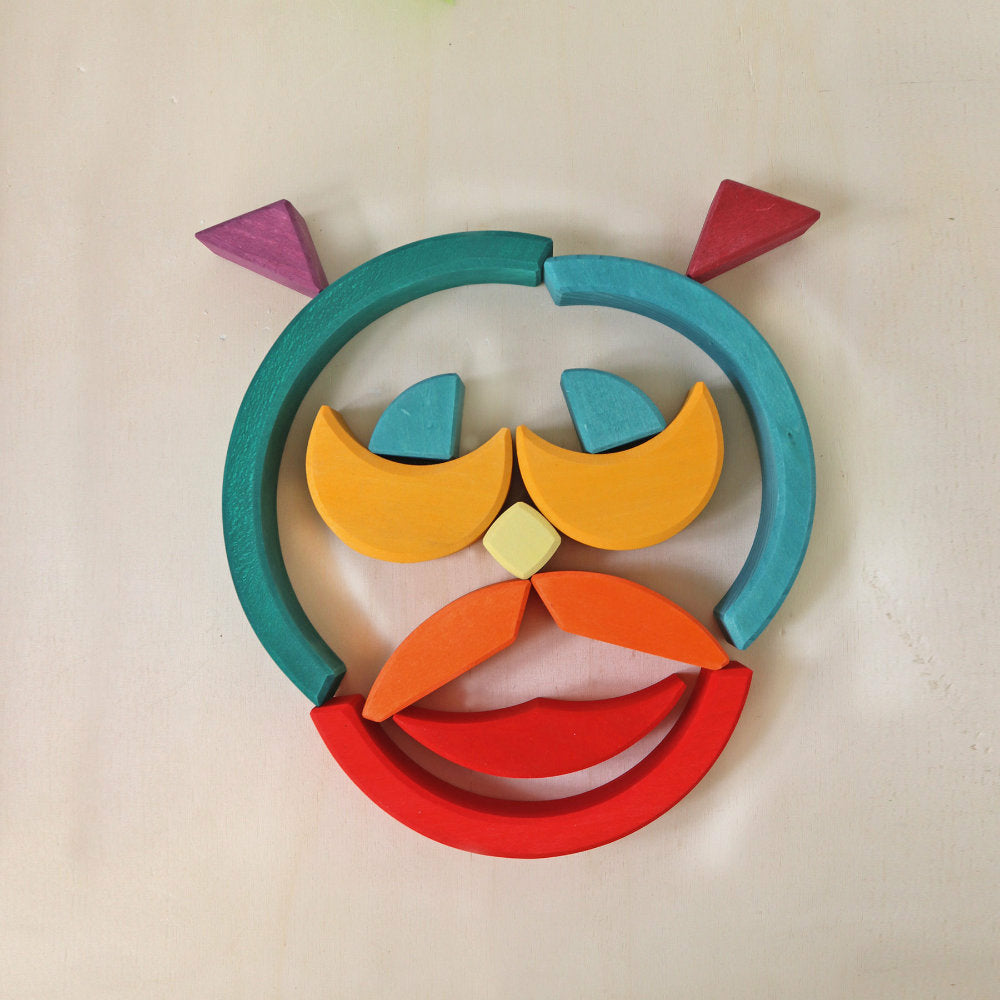 Grimm's | Baukasten Viereck Bögen