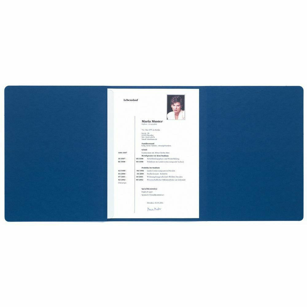 Bewerbungsmappen 3tlg 1Kl Lei vert Schr bl