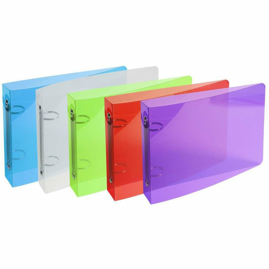 Ringbuch A6 PP 2R 25mm sort