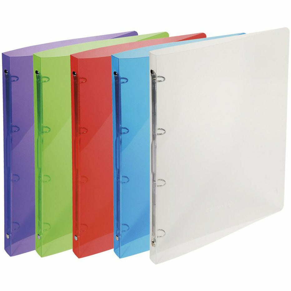 Ringbuch A4 Kristall 4R 15mm sort