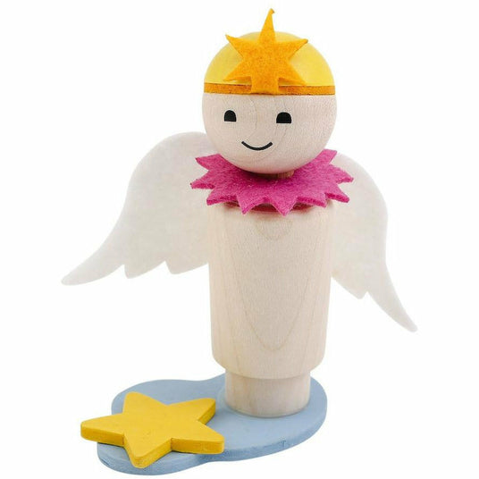 Ahrens | Schutzengel auf Wolke rosa