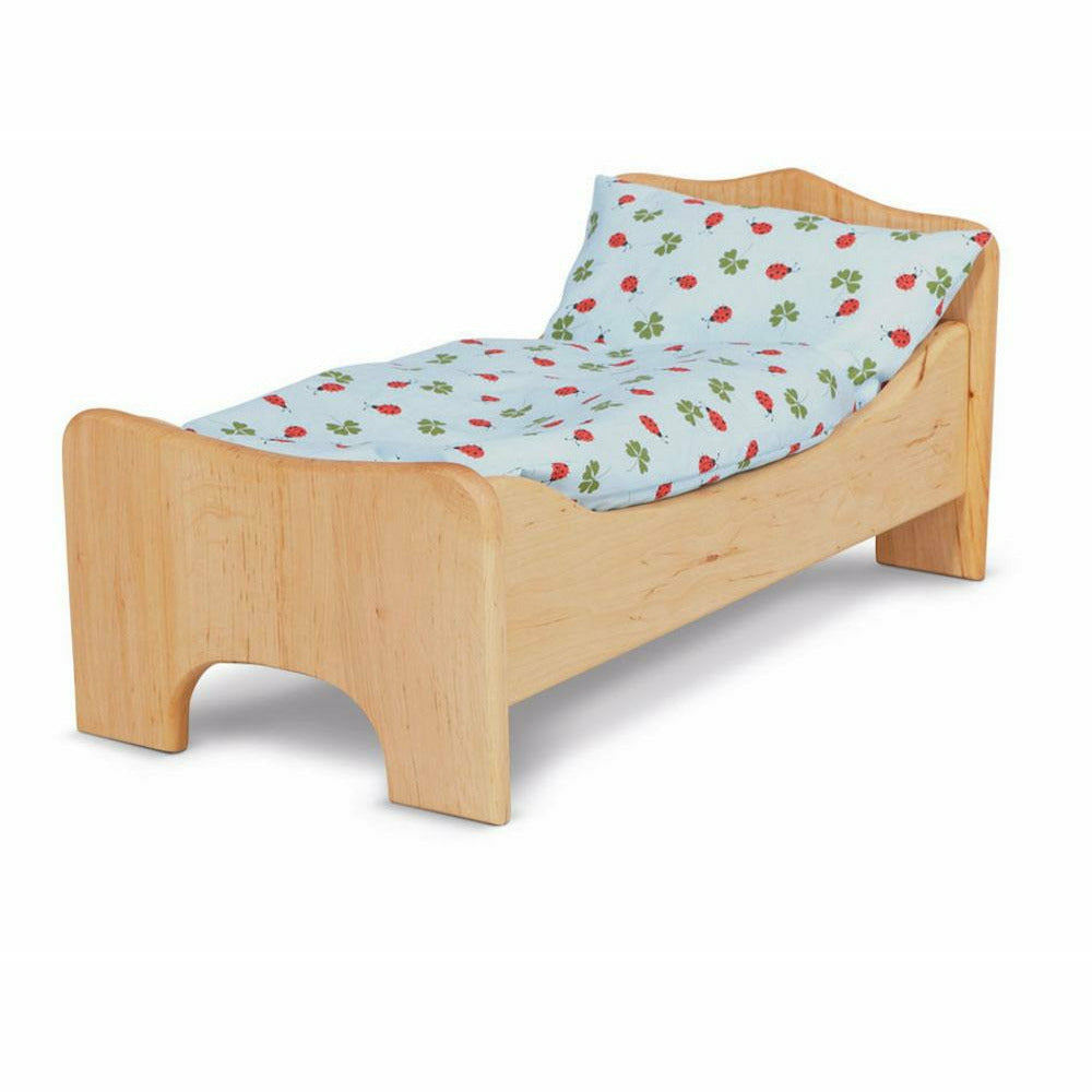 Glückskäfer | Puppen-Bett Erle (OHNE BETTWÄSCHE UND MATRATZE)