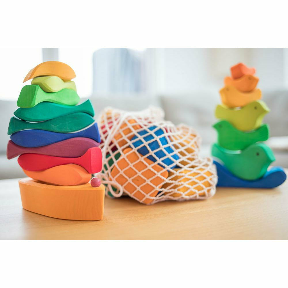 Glückskäfer | Steckturm Fische 10-tlg.