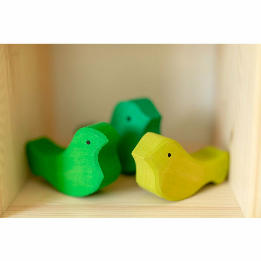 Glückskäfer | Steckturm Vögel, 7-tlg.