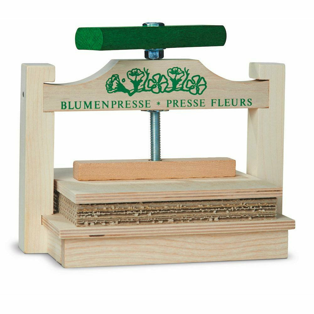 Glückskäfer | Blumenpresse 22 x 20 cn m. Drehgriff