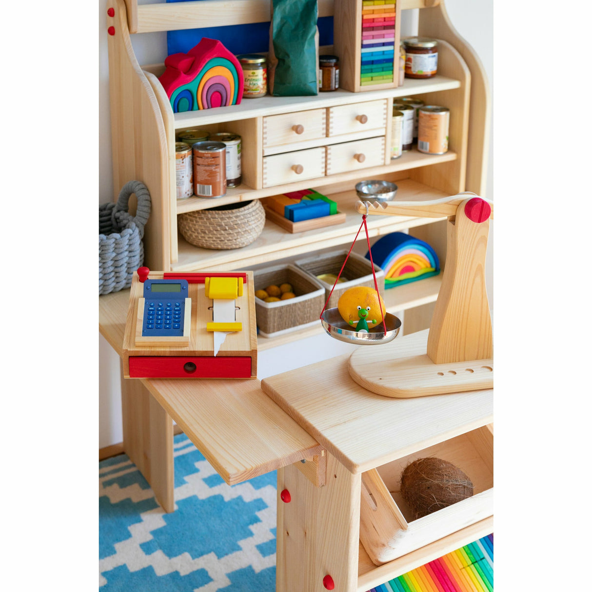 Glückskäfer | Kasse aus Lindenholz, Abmessungen 22,5x20x10cm