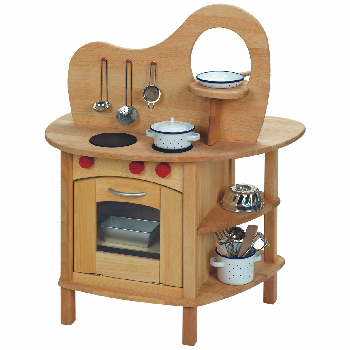 Glückskäfer | Email-Henkeltopf mit Deckel, 10 cm, flach