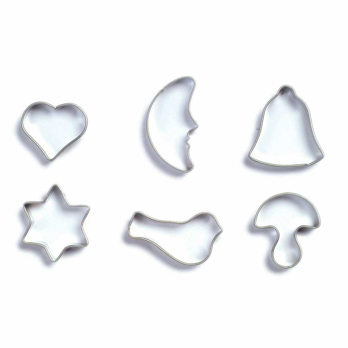 Glückskäfer | Klein-Ausstecher verschiedene Formen 6-tlg.