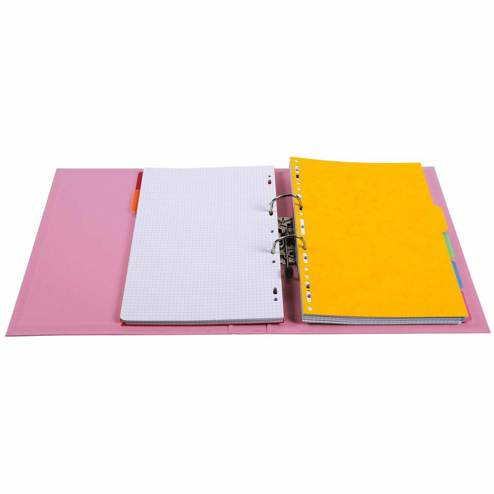 Ordner A4 PVC 50mm rosa