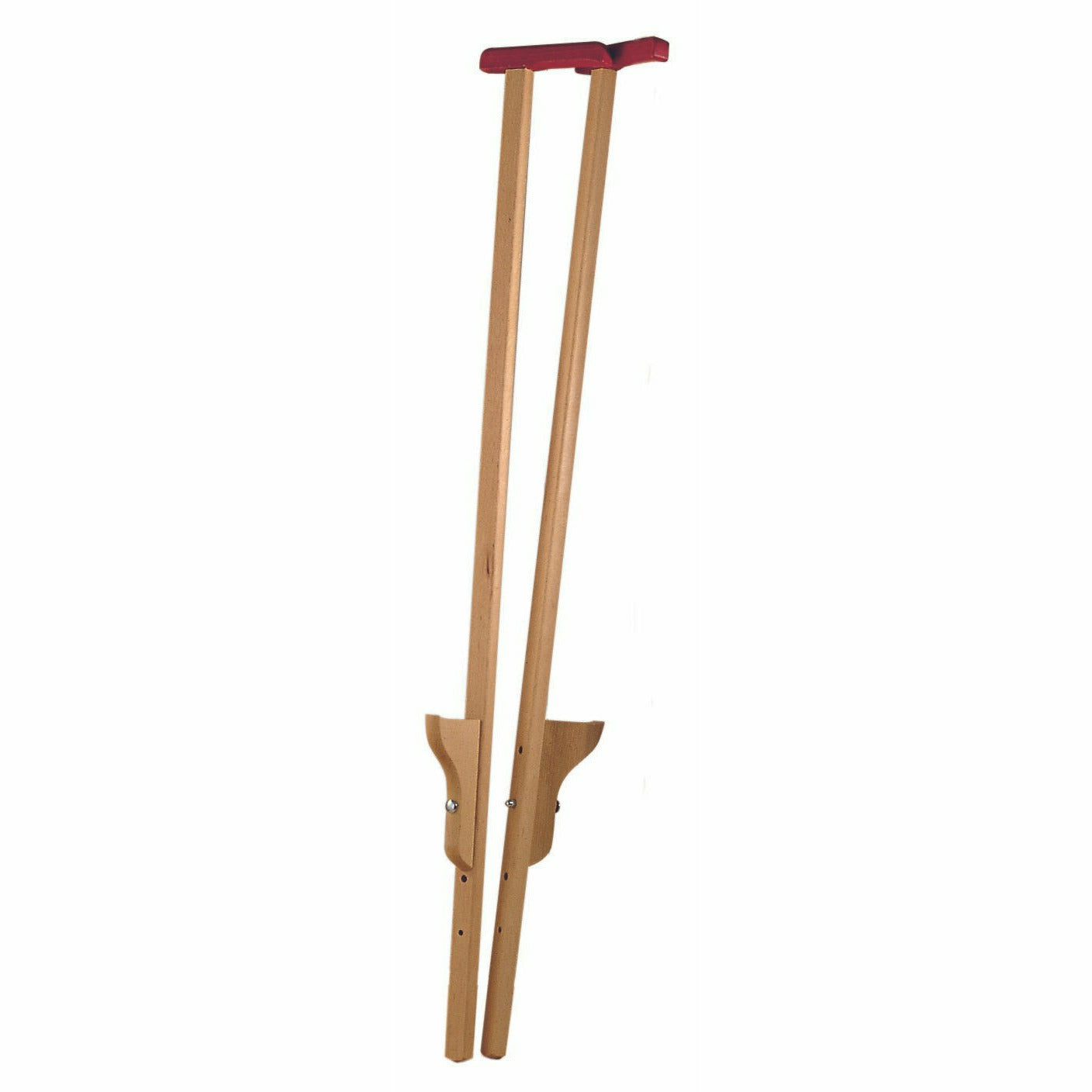 Glückskäfer | 1 Paar Stelzen mit rotem Griff, Länge 120 cm