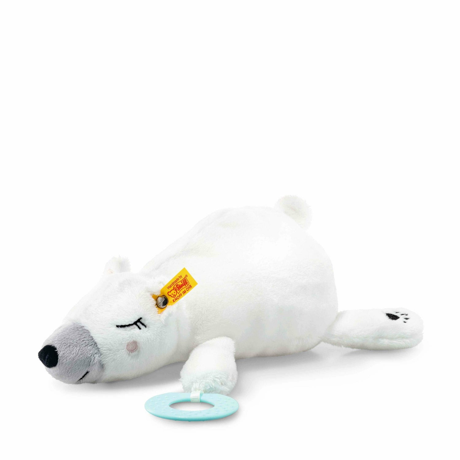 Iggy Eisbaer 30 weiss lieg. m.Greifring