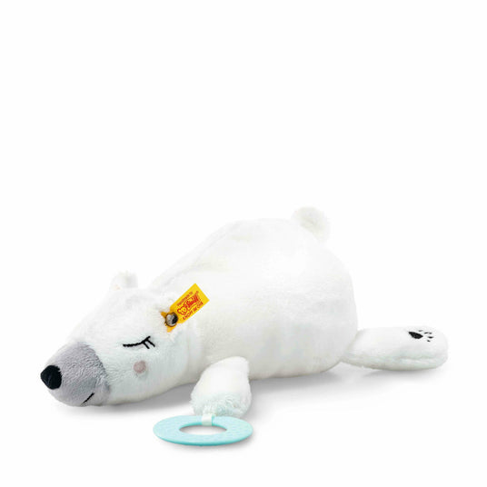 Iggy Eisbaer 30 weiss lieg. m.Greifring