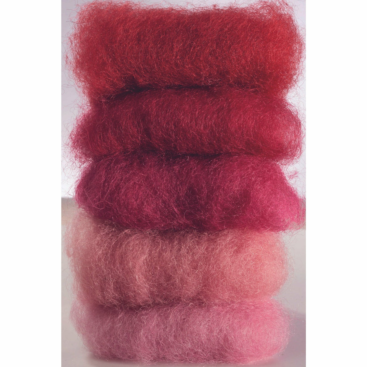 Glückskäfer | Märchenwolle pflanzengefärbt Farbenmix rot 50 g