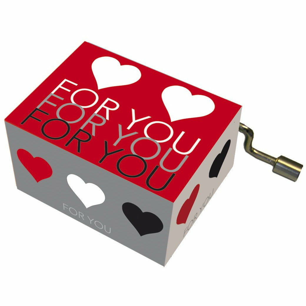 Spieluhr | Happy Birthday | For you | mit Herzen