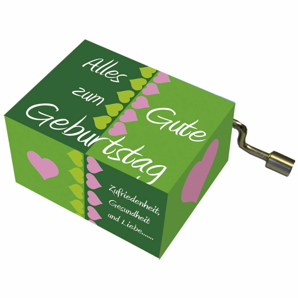 Spieluhr | Happy Birthday | Alles Gute zum Geburtstag | grün