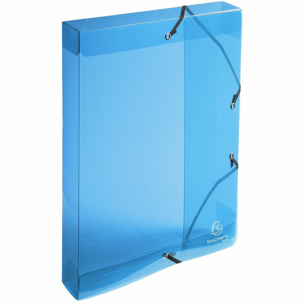 Archivbox A4 PP Crystal 40mm sort