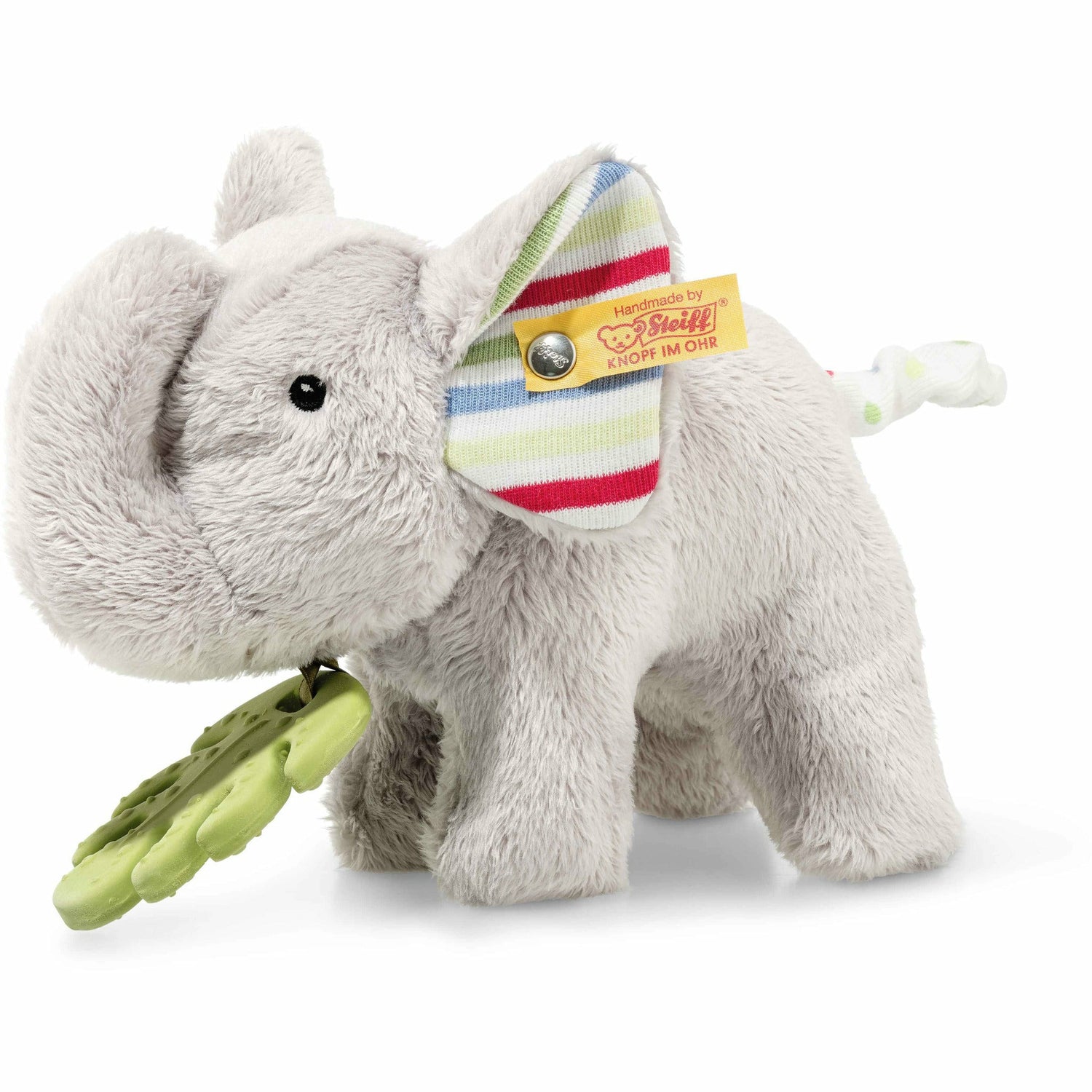 Steiff® | Wild Sweeties Timmi Elefant mit Beißring und Knisterfolie | 17 cm