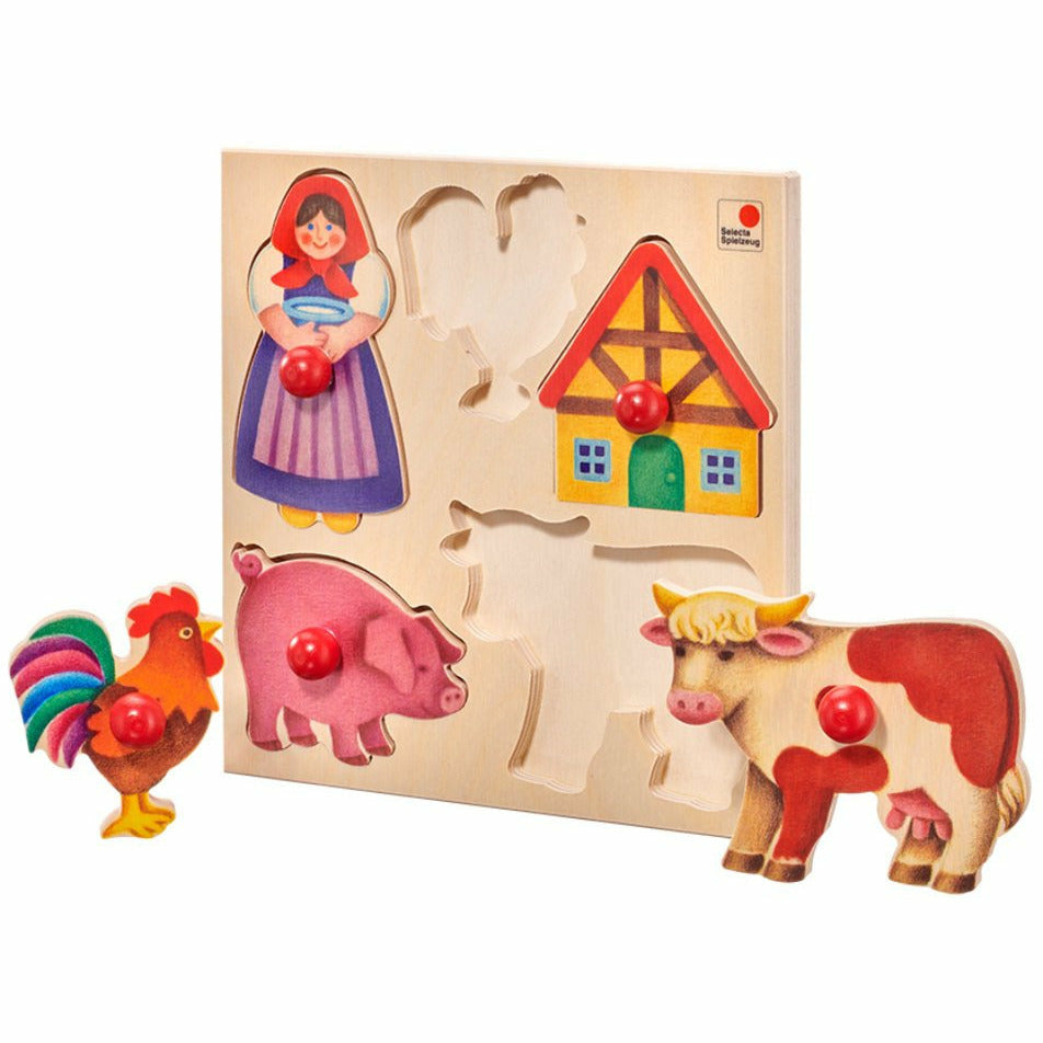 Selecta | Puzzle Bauernhof | 5 Teile