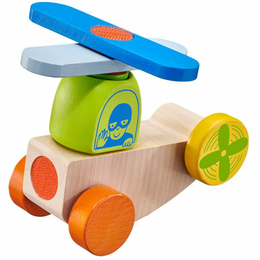 Selecta | Flieger | Klett-Stapelspielzeug | 5 Teile