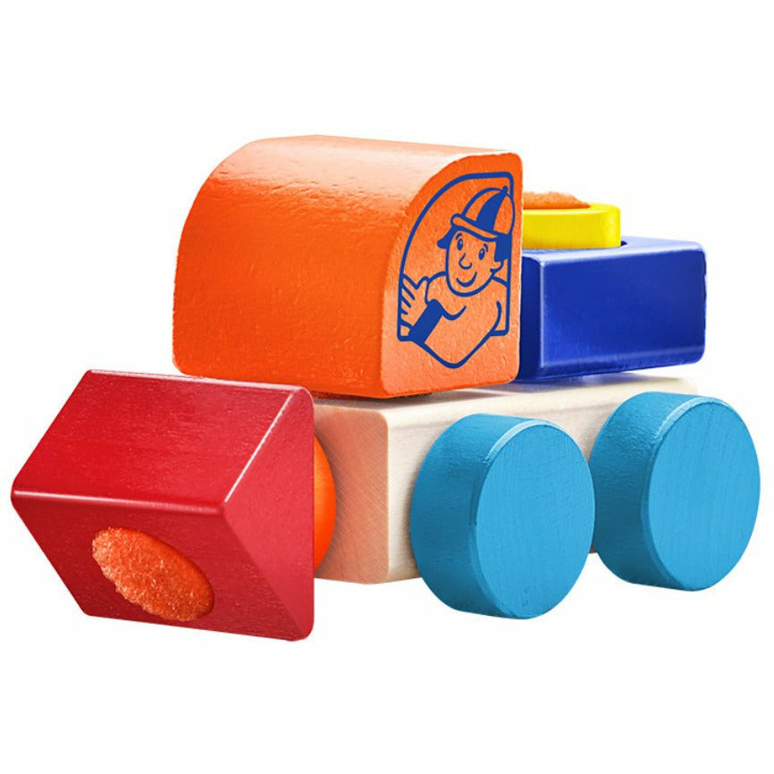 Selecta | Lastwagen | Klett-Stapelspielzeug | 6 Teile