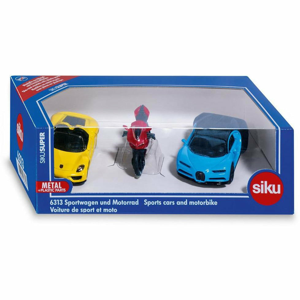 SIKU | Sportwagen und Motorrad