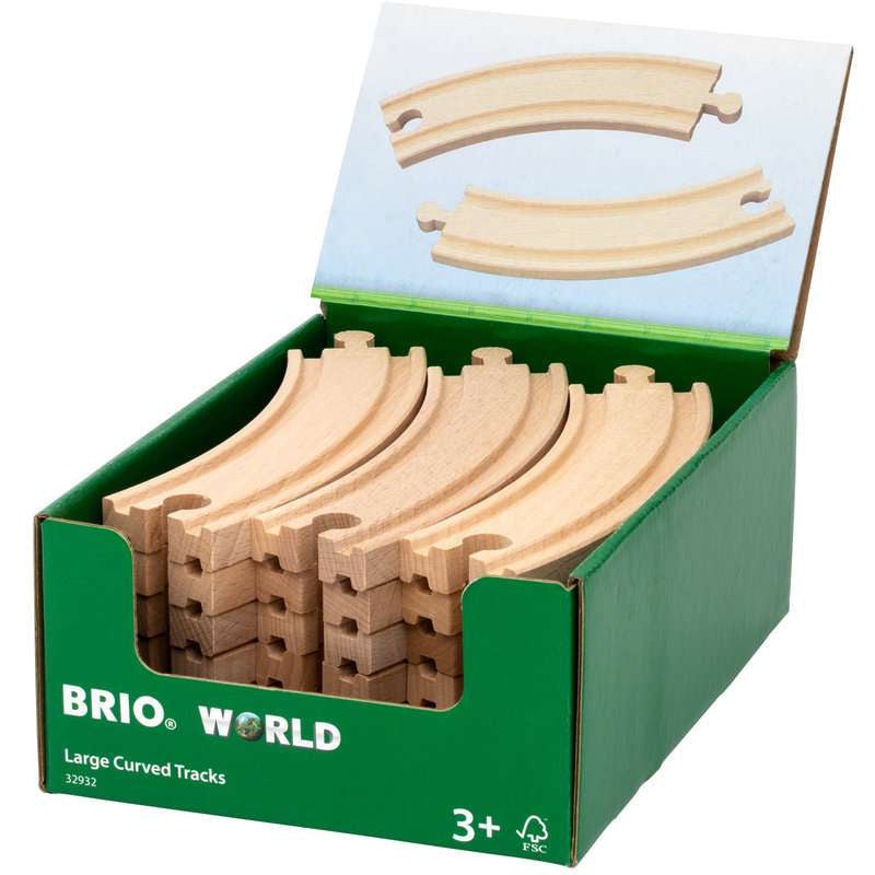 BRIO | 1/1 Gebogene Gleise (E) (Einzeln)