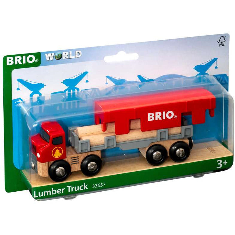 BRIO | Holztransporter mit Magnetladung