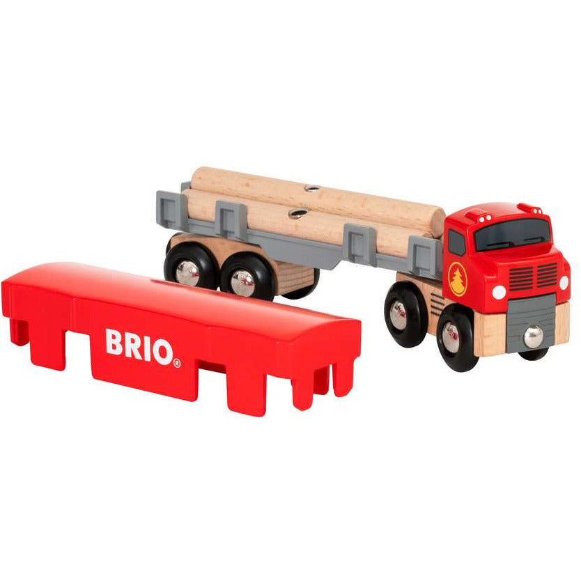BRIO | Holztransporter mit Magnetladung