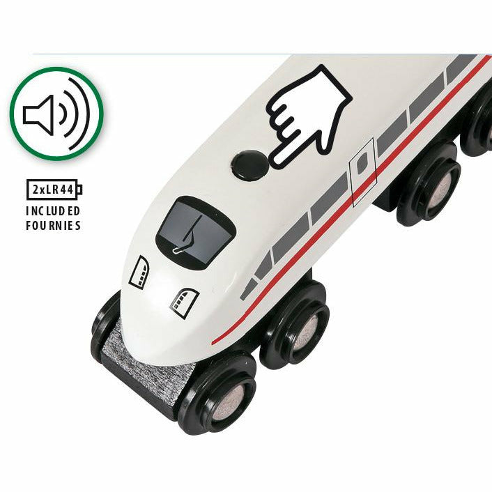 BRIO | Schnellzug mit Sound, Holz,3t