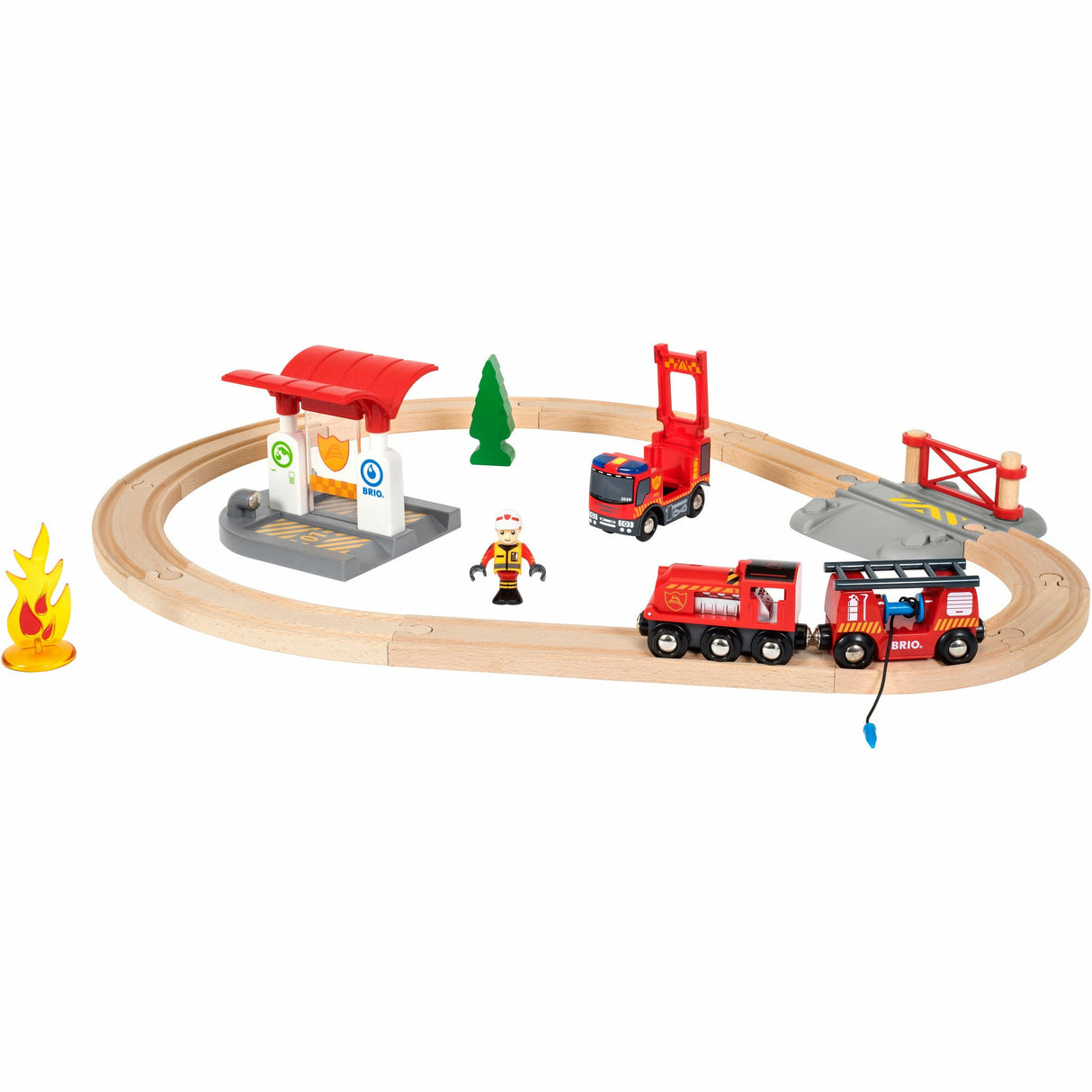 BRIO | BRIO Bahn Feuerwehr Set TV A
