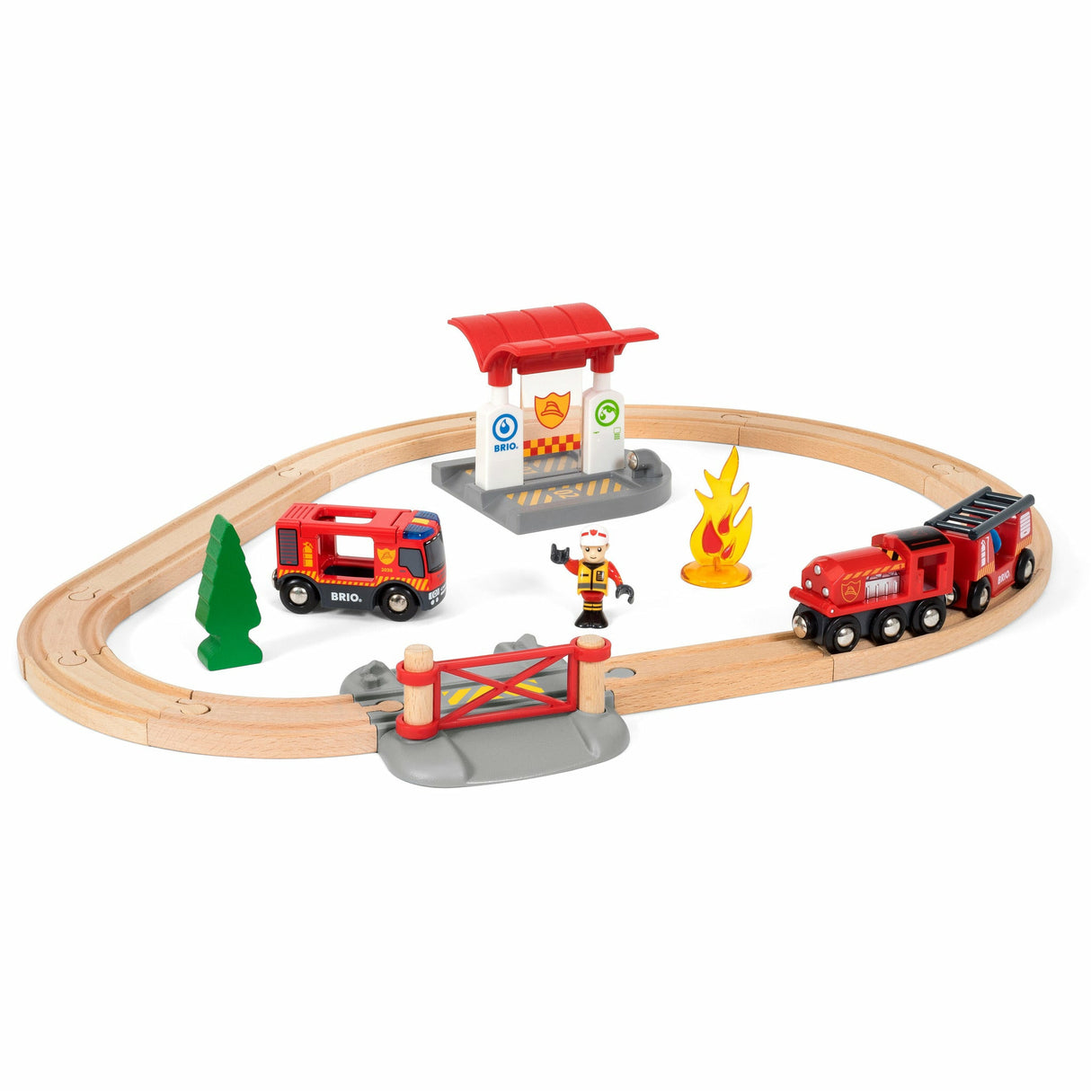 BRIO | BRIO Bahn Feuerwehr Set TV A