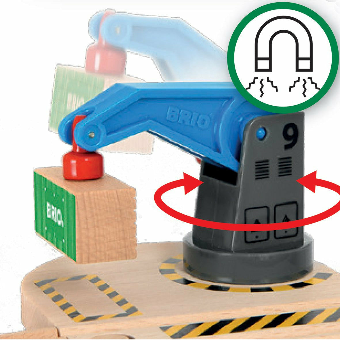 BRIO | Eisenbahn-Magnetkran