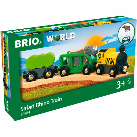 BRIO | Safari-Zug mit Nashorn