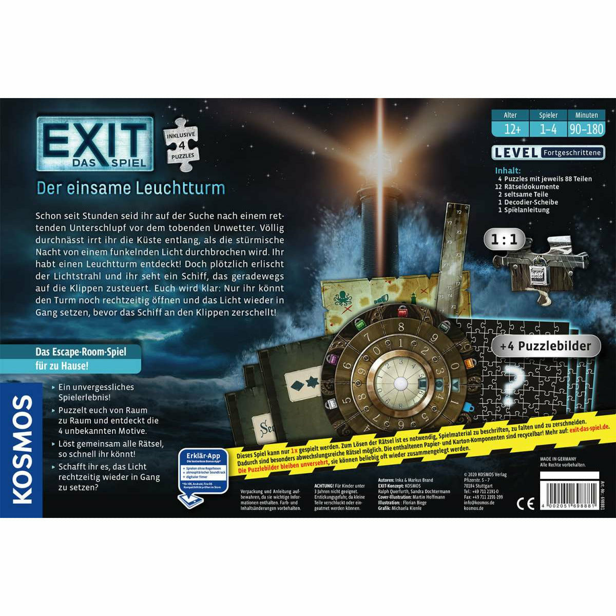 KOSMOS | EXIT® - Das Spiel + Puzzle: Der einsame Leuchtturm (F)