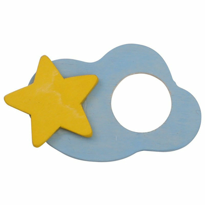 Ahrens | Deko Wolke hellblau mit Stern