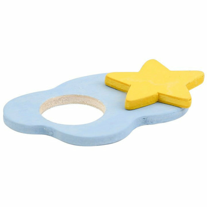 Ahrens | Deko Wolke hellblau mit Stern