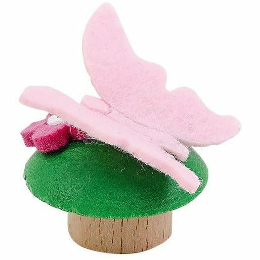 Ahrens | Geburtstags Steckfigur Schmetterling rosa