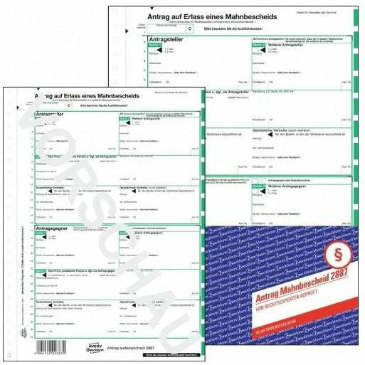 Avery-Zweckform | Mahnbescheid | 2887
