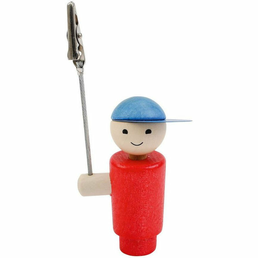 Ahrens | Geburtstags Steckfigur Klemmi Junge rot