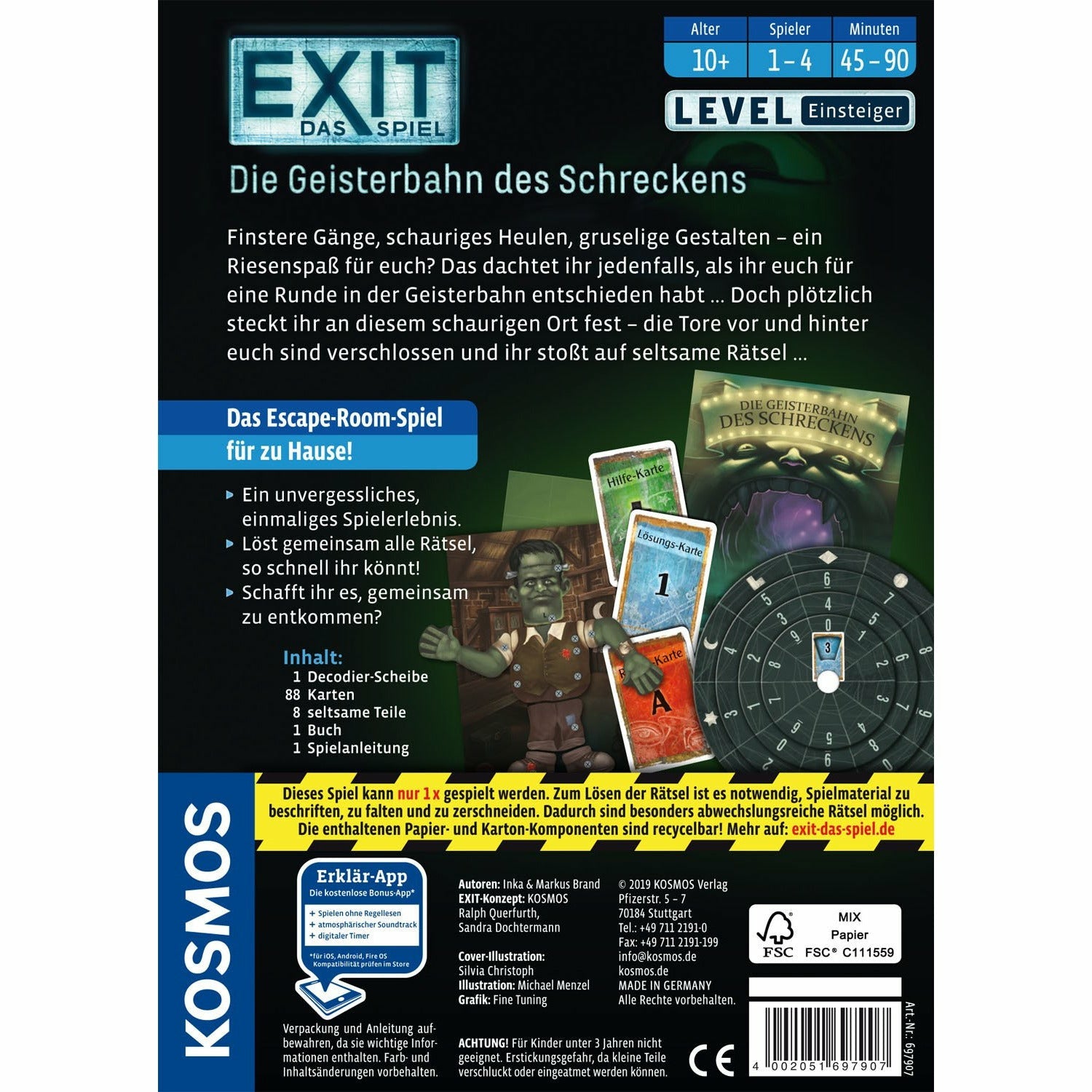 KOSMOS | EXIT® - Das Spiel: Die Geisterbahn des Schreckens (E)