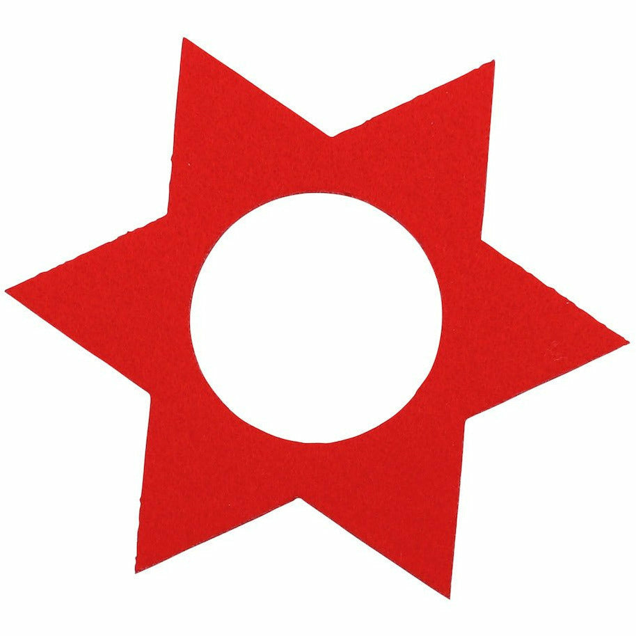 Ahrens | Filz Deko Stern rot