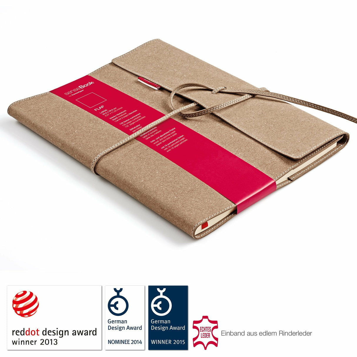 senseBook Flap blanko, Größe L (20,5 x 28,5 cm)