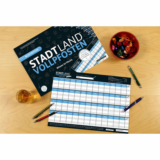 StadtLandVollpfosten - Blue - XXL Spielblock