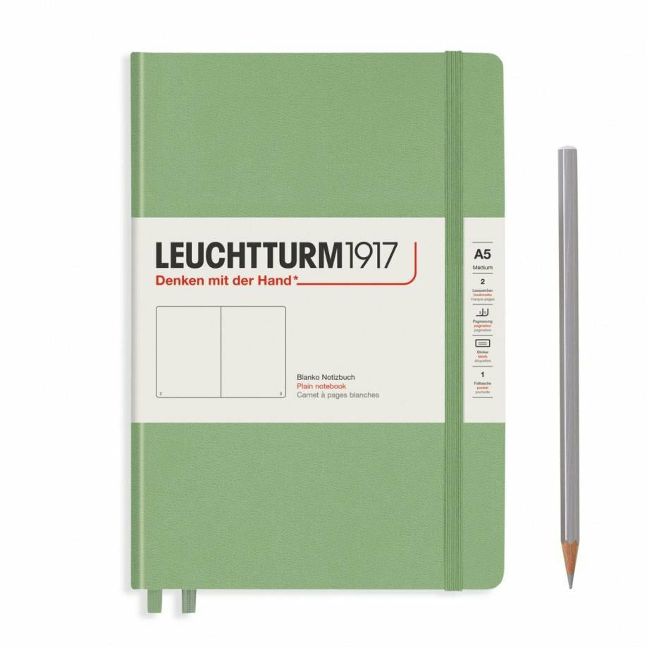 Notizbuch Medium (A5), Hardcover, 251 nummerierte Seiten