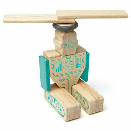 Magnetisches Holzset Magbot 9 Teile SV